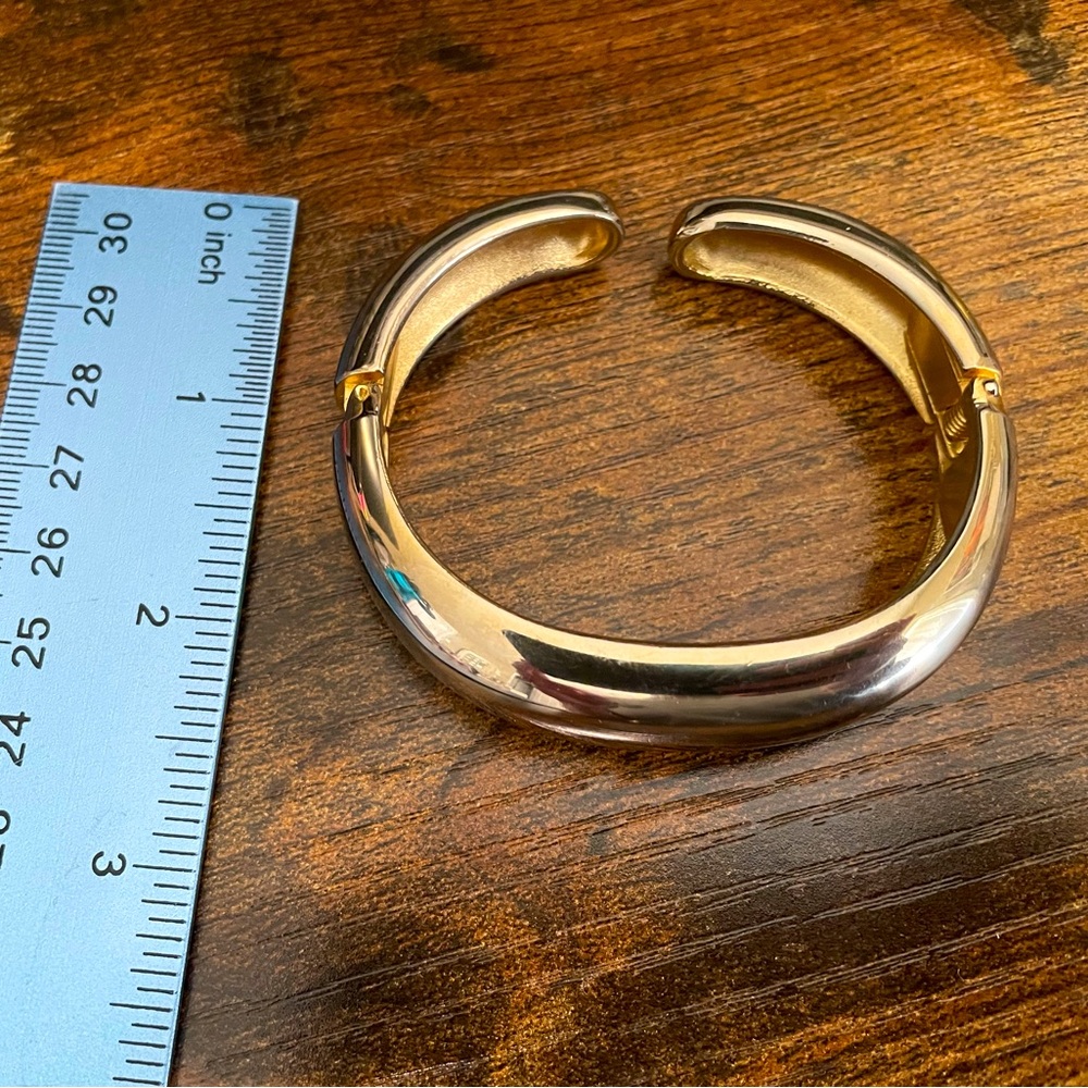 Gold Tone Metal Bracelet